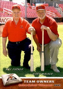 2007 Salem-Keizer Volcanoes Grandstand #34 Bill Tucker and Jerry Walker Owners