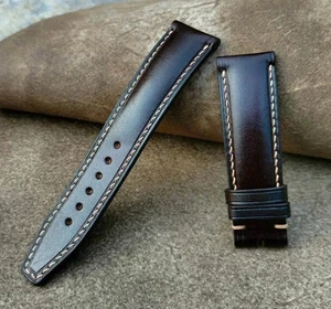 Genuine Cow skin Watch Strap Band Size 16 17 18 19 20 21 22 23 24 25 26mm - Picture 1 of 7