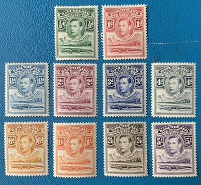 BASUTOLAND 1938  Short set to 5s. SG18-27 Fine mounted mint Cat £83+ - Image 1 of 2