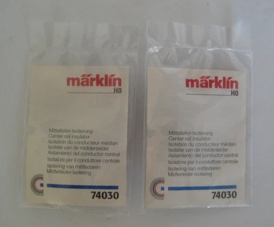Two Packs of Marklin 74030 C Track Center/ Outer Rail Insulators NEW - Image 1 of 2