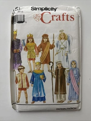 Simplicity 8153 sewing pattern Nativity Child Size S M L Christmas Angel UNUSED - Image 1 of 2