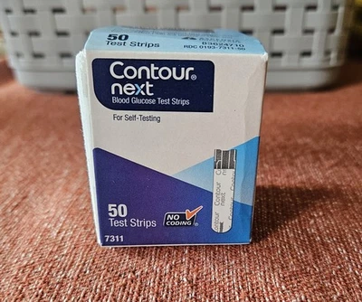 Tiras reactivas de glucosa Contour Next-- 50 tiras por caja Foto 1 de 4