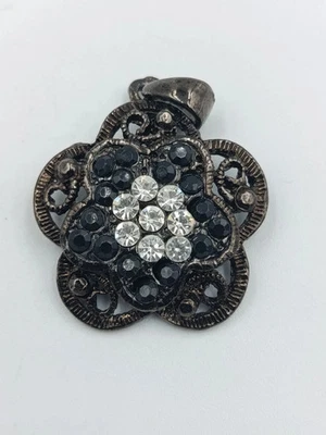 Anhänger im Antik-Look mit Strasssteinen - Bild 1 von 4