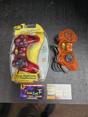 (Brand New) MadCatz NOS Digital Controller Sony PS1 PlayStation 2 Red + Extras!! - Image 1 of 4