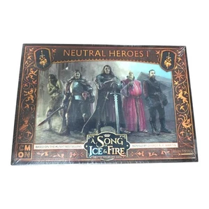 A Song of Ice and Fire Miniatures Game Neutral Heroes 1 NIS CMON GoT War Game - Picture 1 of 1
