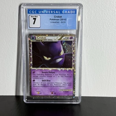 Crobat (Prime) 84/95 Unleashed Holo PSA 7 - Image 1 of 3