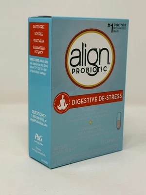 Align Probiotic Digestive De-Stress Ashwagandha Supplement 21 Capsules Exp 11/25 - Image 1 of 3