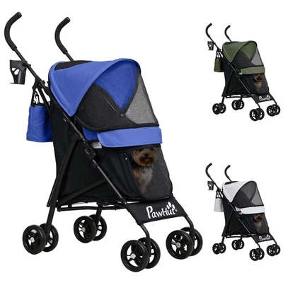 Hundewagen Hundebuggy klappbar für Hunde & Katzen bis 4 kg - Bild 1 von 4