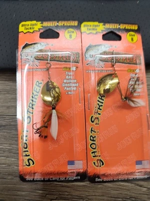 Bajo de trucha Joe's Flies Short Strike talla 8 Royal Coachman #197 (lote de 2) Foto 1 de 4