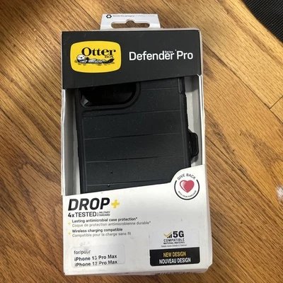 Funda Serie OtterBox Defender Pro Para Apple iPhone 13ProMax/12 ProMaxNegro LEER Foto 1 de 4