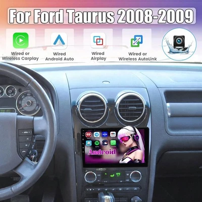 Radio estéreo para automóvil Ford Taurus X Carplay 2008-2009 10,1" Android 14 cámara GPS Foto 1 de 4