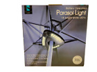 Parasol LED Bright White Lights 15 Battery Operated Light Garden Décor Ornaments