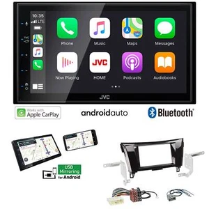 JVC Autoradio Apple CarPlay Android für Nissan X-Trail ab 2014 Klavierlack optik - Bild 1 von 8