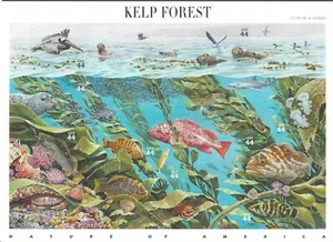 Scott 4423 Kelp Forest  Nature of America #11 in series - Picture 1 of 1