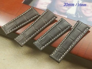 Genuine Leather Band Strap Bracelet fits Rx DAYTONA Brown Black long(7)/short(6) - Picture 1 of 5