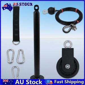 Durable Exercise Rope Bar Chest Attachments with Pully Loading Pin Hanging Strap
