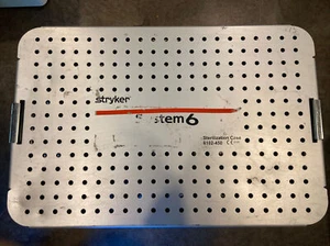 Stryker System 6 6102-450 Sterilization Case with Insert - Picture 1 of 4