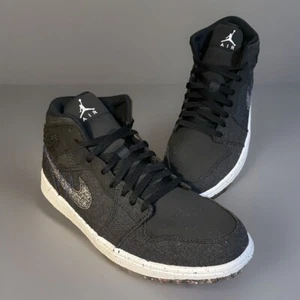 Air Jordan 1 Mid SE Crater Black Racer Blue Brand New With Box Tags Size 10.5 - Picture 1 of 18