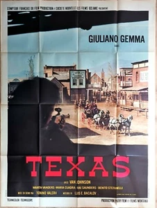 Plakat Kino Western Texas Giuliano Gemma 120 X 160 CM - Imagen 1 de 1