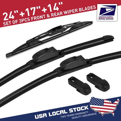 Juego de limpiaparabrisas de 24" 18" 13" OEM para Chevrolet Equinox 2012-2023 Foto 1 de 4