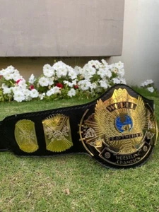 Cintura titolo WWE DUAL Winged Eagle Championship Wrestling 2 mm ottone - Picture 1 of 5