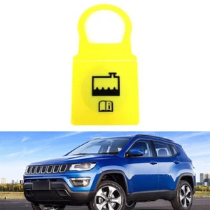 Yellow Radiator Coolant Reservoir Tank Cap For 1984-2017 Jeep Dodge Chrysler - Picture 1 of 5