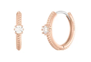 J.Estina LALA J Earrings JJLJEQ4BF383SR000 Silver 925 Rose Gold Plated - Picture 1 of 9
