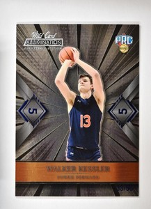 2021-22 Wild Card Alumination Base Blue 5 Stripe #ABC-77 Walker Kessler /50