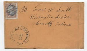 1860s York Sulpher Springs PA #65 cover [y8925] - Picture 1 of 3