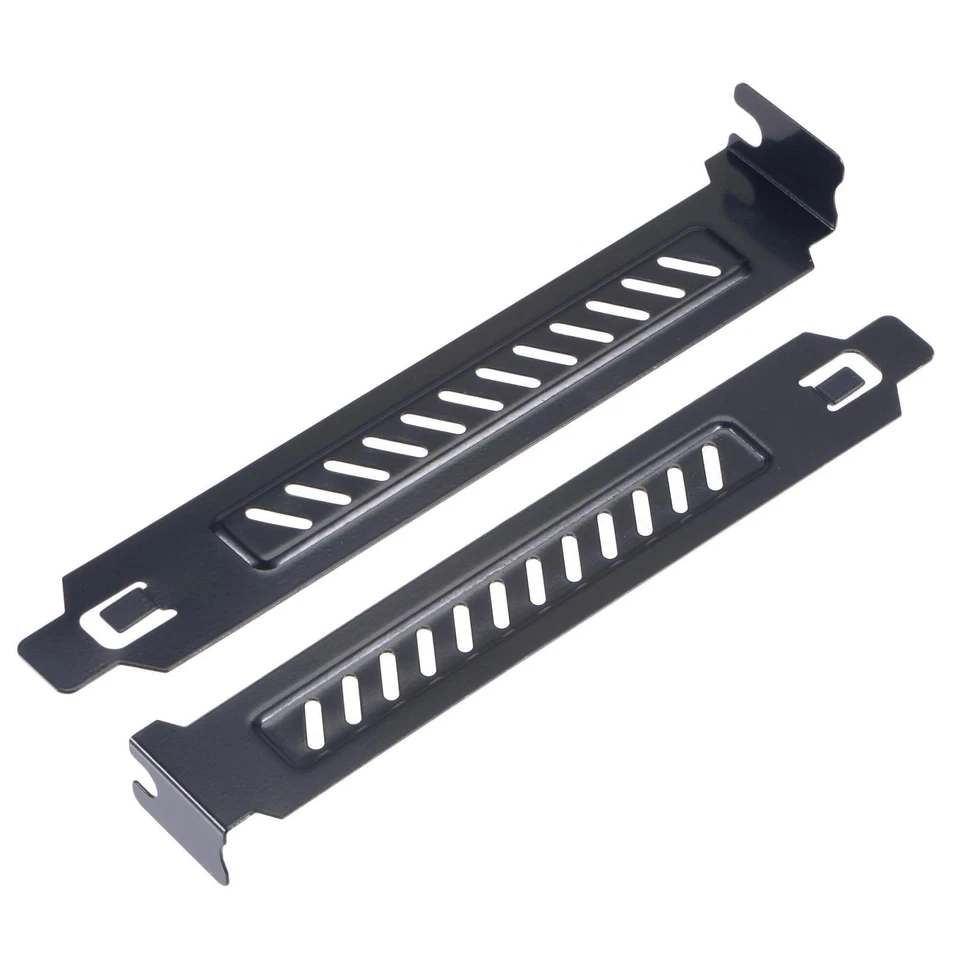 PCI Slot Covers with Screws for PC Case Airflow and Dustproof Black 5pcs - Image 1 of 4