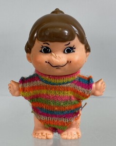 Vintage Small Shots Hot Funny Fran 3” Girl Figure No Rollerskates Mattel 1970