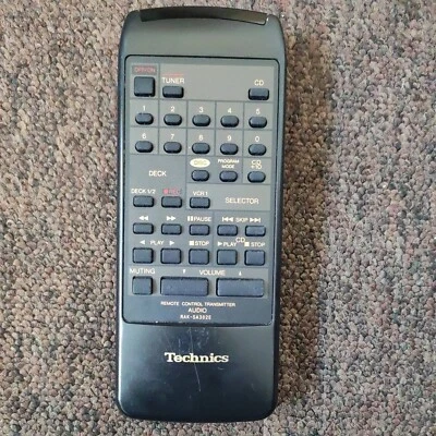Technics RAK-SA302E Remote Control-Used Working-For SA-GX Series Amplifiers - Image 1 of 4