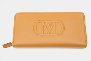 MCM Mode Travia Geldbörse Cognac Large Zip Around Continental - Bild 1 von 16