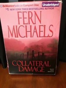  Audiobooks on CD-FERN MICHAELS-COLLATERAL DAMAGE read by-Laural Merlington-6-CD - Picture 1 of 4