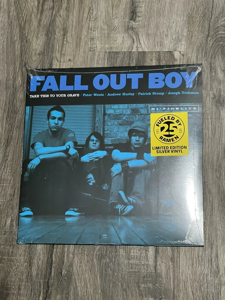 Fall Out Boy - Take This To Your Grave - Silver Vinyl - IN HAND - Image 1 of 1