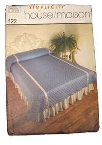 Simplicity 122 cama Spreads patrón de costura talla única nuevo - Imagen 1 de 3