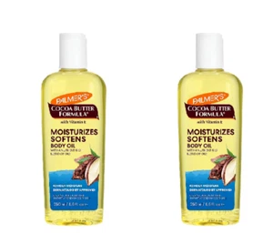 Lot of 2 - Palmer's Cocoa Butter Moisturizing Body Oil with Vitamin E, 8.5 oz ea - Picture 1 of 1