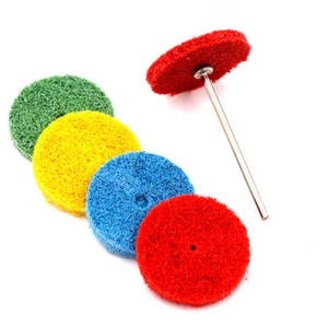 Nylon Fiber Polishing Wheel Abrasive Disc For Dremel Rotary Tools 150-600 Grit - Picture 1 of 4