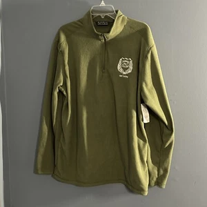 Hillsborough NJ PBA Local 205 Golf Outing Green Fleece Sweater - Picture 1 of 5