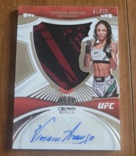 2023 Chronicles UFC Viviane Araujo SL-VAJ Crown Royals Silhouette Patch Auto /99