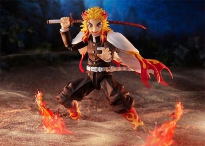 DEMON SLAYER - KIMETSU NO YAIBA - KYOJURO RENGOKU FIGMA AF by MAX FACTORY. - Immagine 1 di 4