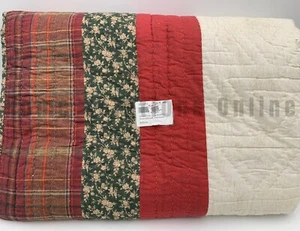 Pottery Barn Winter Dreams Handcrafted Reversible Quilt Multi Full Queen #1363 - Picture 1 of 5