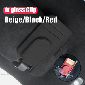 Magnetic Sun Visor Glasses Clip Sunglasses Card Holder Car Interior Accessories - Bild 1 von 15