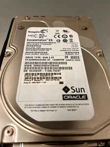 SUN/ORACLE 542-0274, 2TB - 7200 RPM SAS Disk Assembly Seagate ST32000444SS - Picture 1 of 3