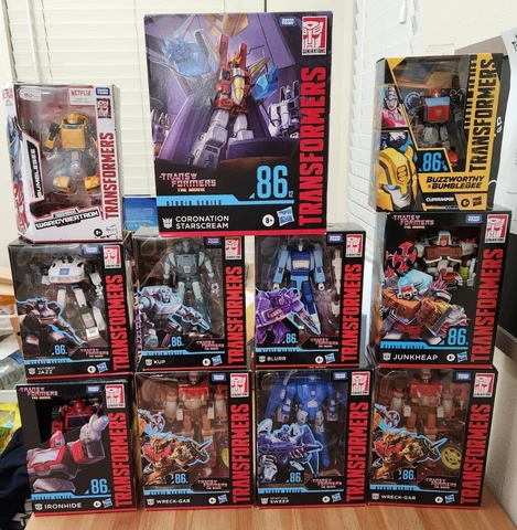 Transformers Studio Series 86 Lot Netflix Buzzworthy New and Used Cover