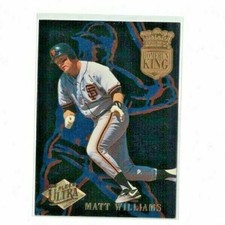 1994 Fleer Ultra Baseball Card Homerun Kings Matt Williams San Francisco Giants