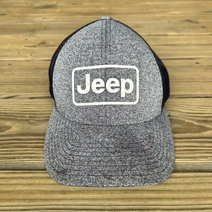 Kappe Mütze Kappe Jeep Logo strukturiert marineblau grau Richardson verstellbar Netz Druckknopflasche - Bild 1 von 12