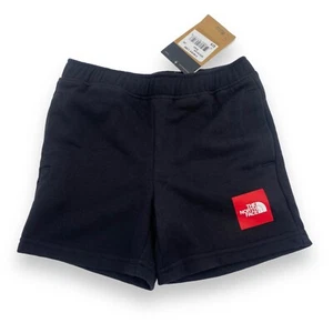 THE NORTH FACE BOYS NEVER STOP WEARING SHORT, TNF BLACK, RED LOGO - Picture 1 of 7