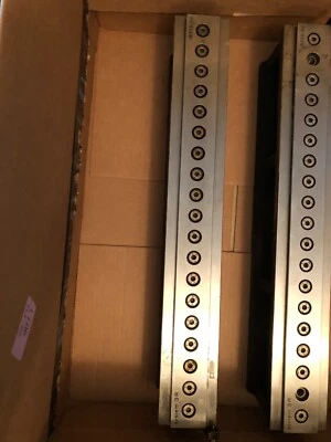 (2) Sistema de rieles de cola de milano 3R para cable CNC modelo EDM 16300-00 19-1/2”x3”x4-1/2” Foto 1 de 4