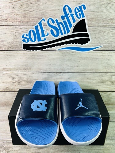 AIR JORDAN HYDRO 7 V2 SLIDES **UNC TAR HEELS** PE CT7153 144 TAGLIA 12 NUOVO IN SCATOLA